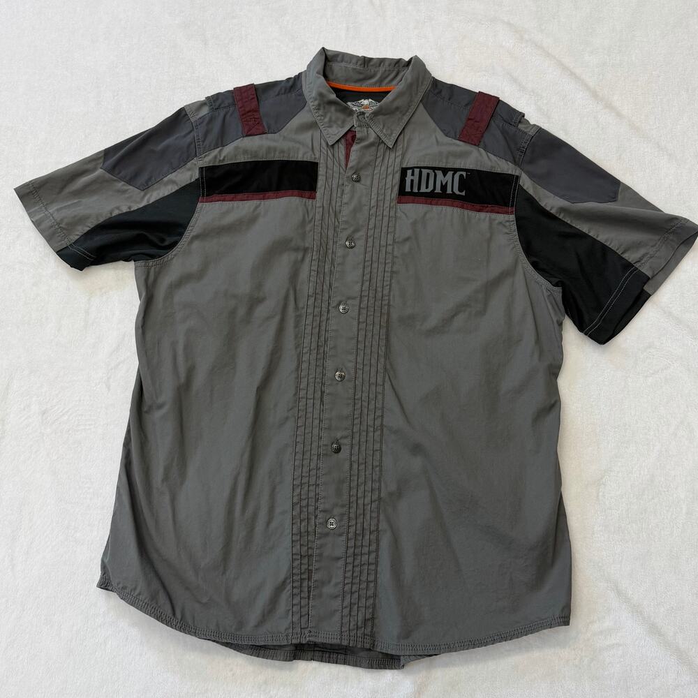 Harley-Davidson Men’s Air Weave Button Down Mechanical Shop Shirt XL